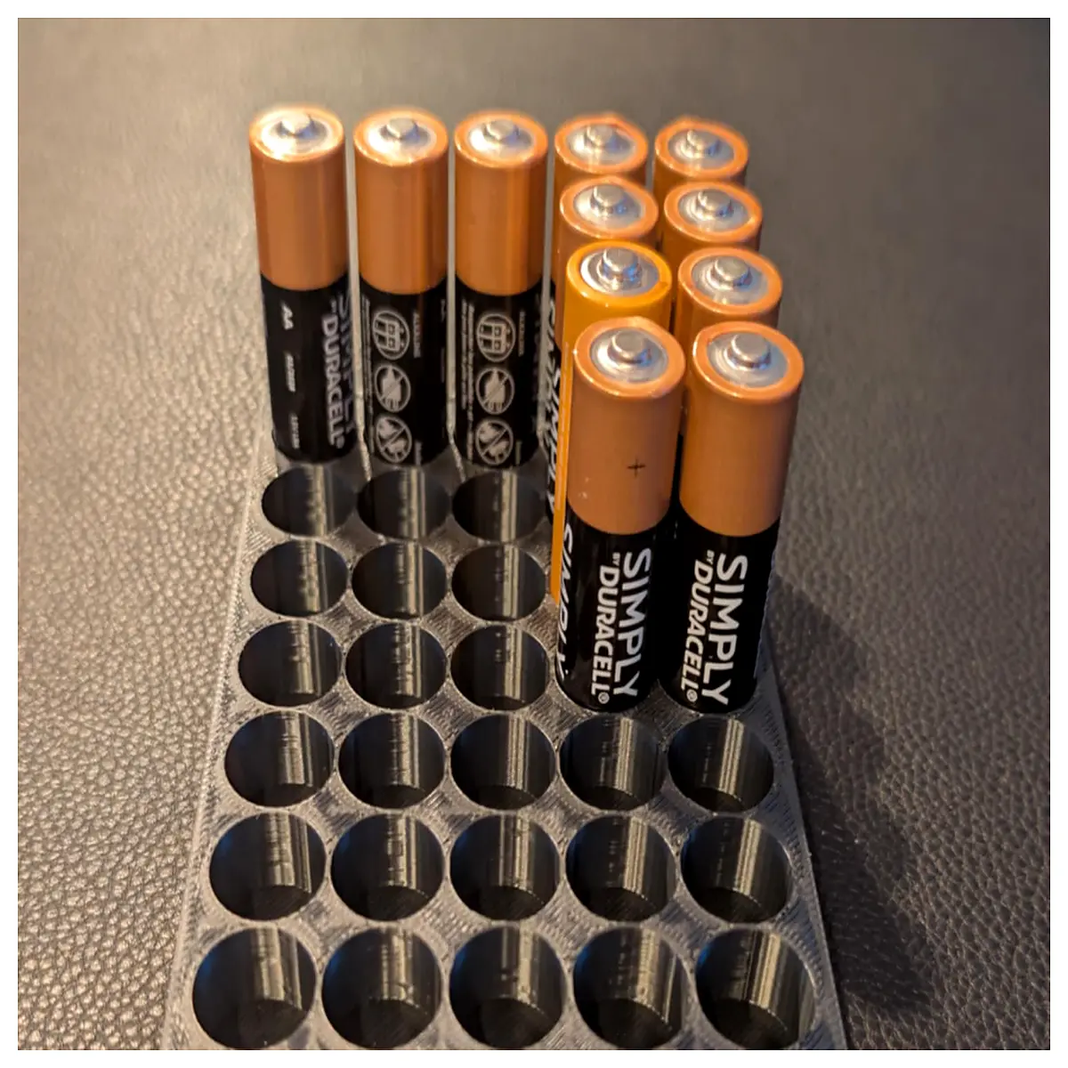 bulk 50 pack aa batteries storage box organizer case holder for remote control toys electronics loose cell container