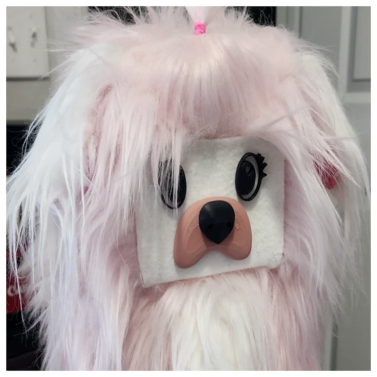 valentine s day puppy nose and eye patches for dogs cute romantic pet accessories shaped snout covers