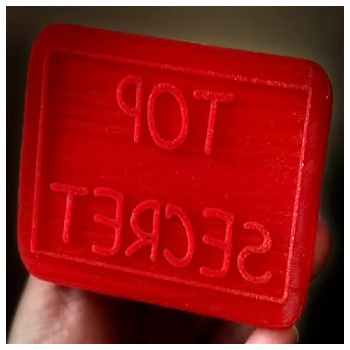 top secret red stamp document seal ink pad government grade security stamp vintage rubber stamp for contracts