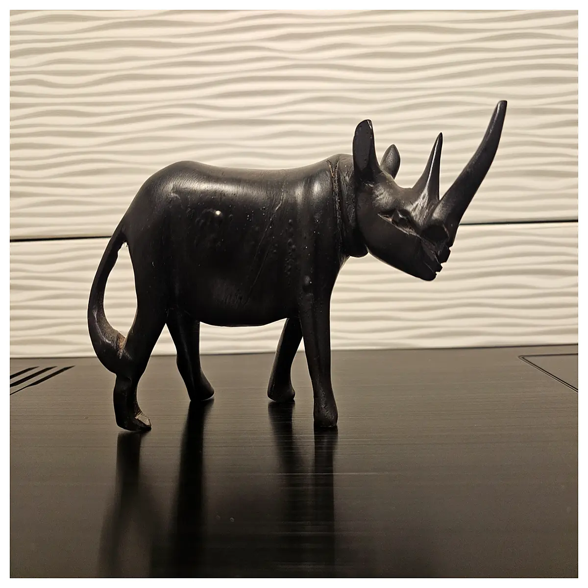 rustic wood carvings for home decor african safari animal statues handcrafted rhino figurines living room shelf ornaments nature inspired wooden art p