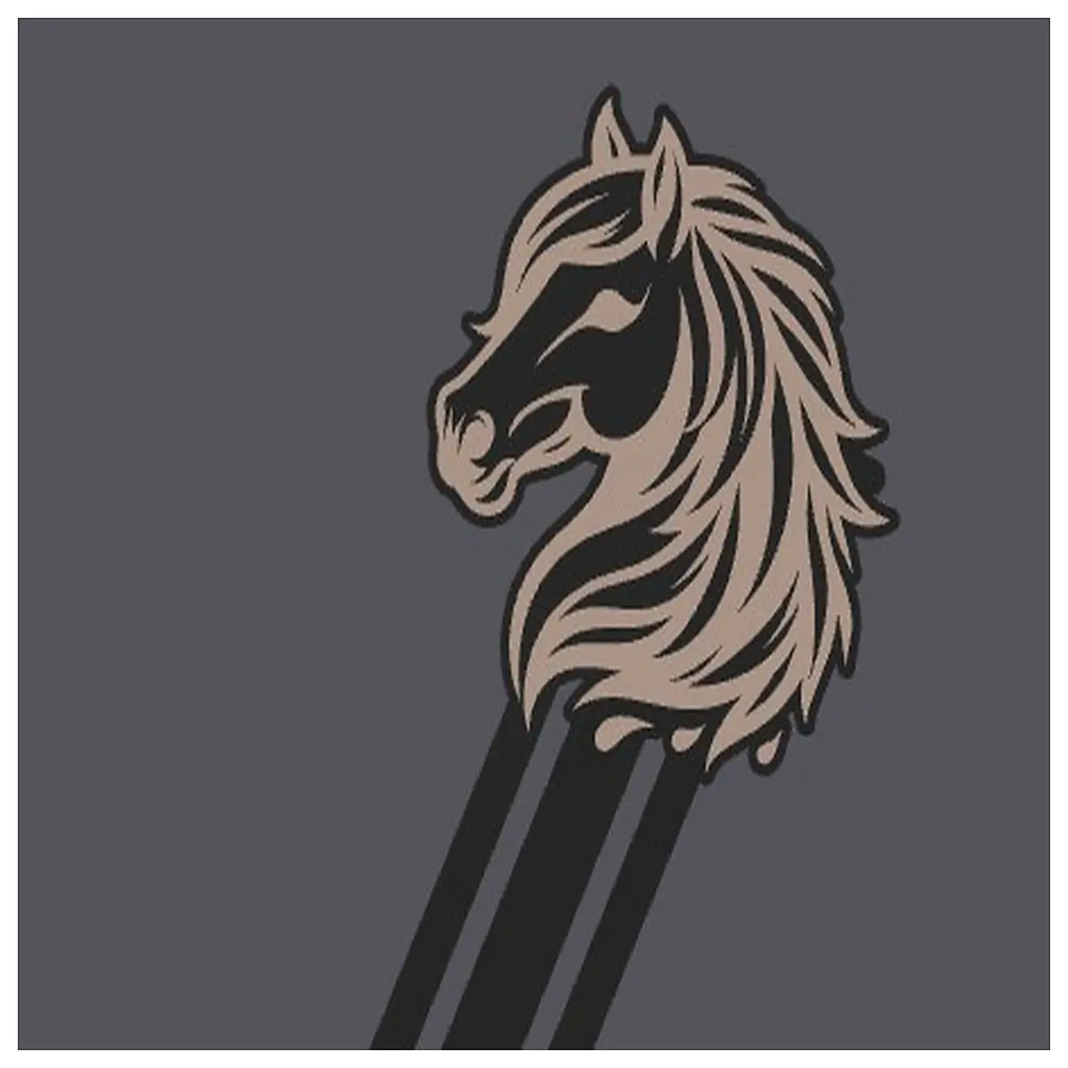 cute horse bookmark metal animal reading marker for students library gift aesthetic stationery