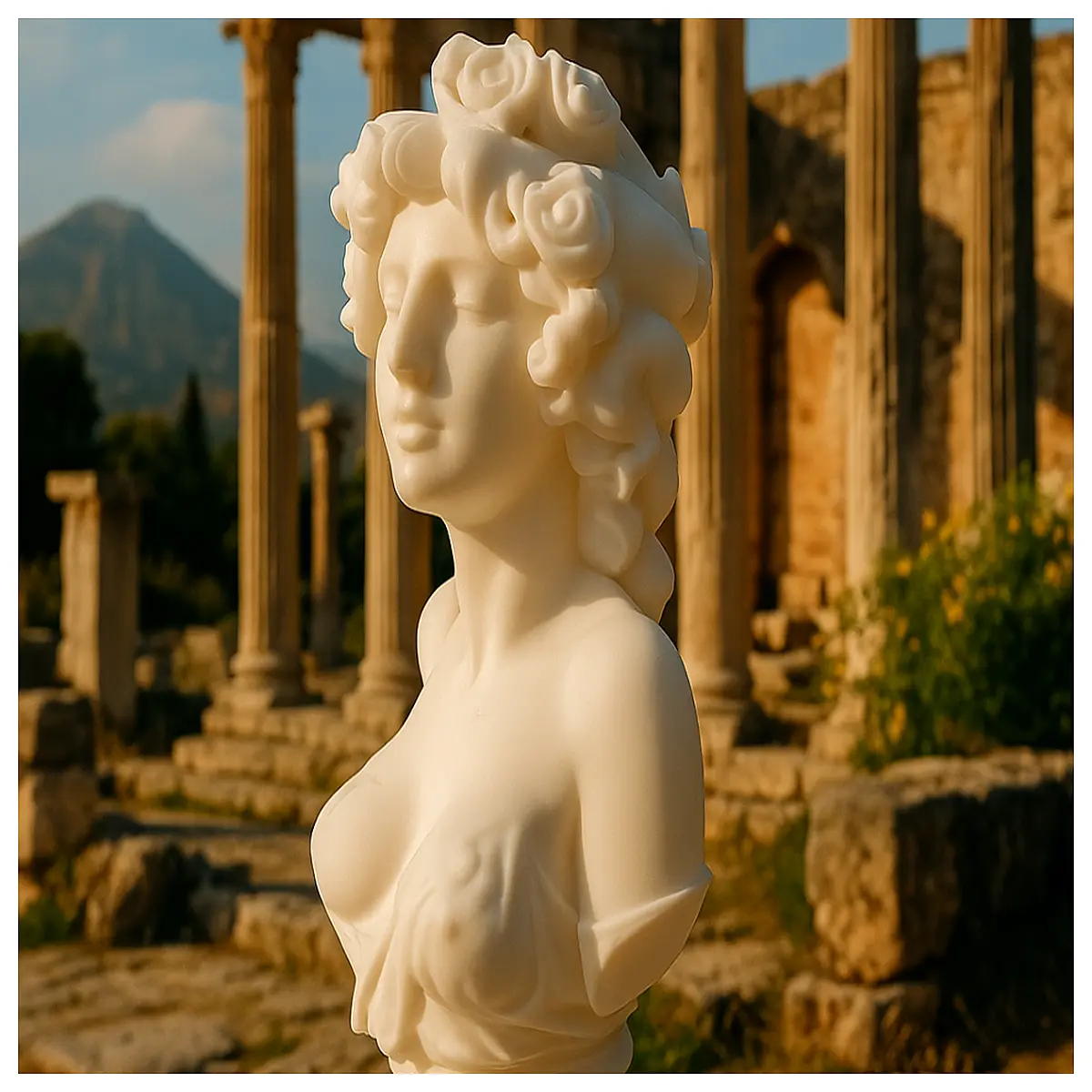 venus sculpture print bed goddess resin art decor home office desk statue