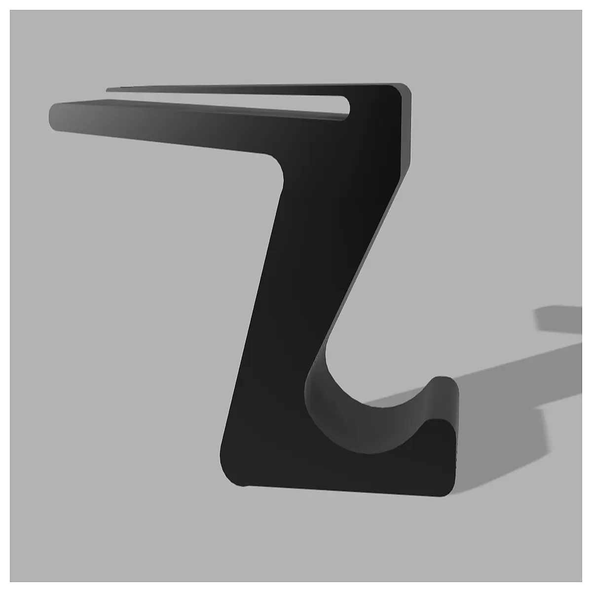 desk organizer headphone holder clip for glass table monitor cable management accessory