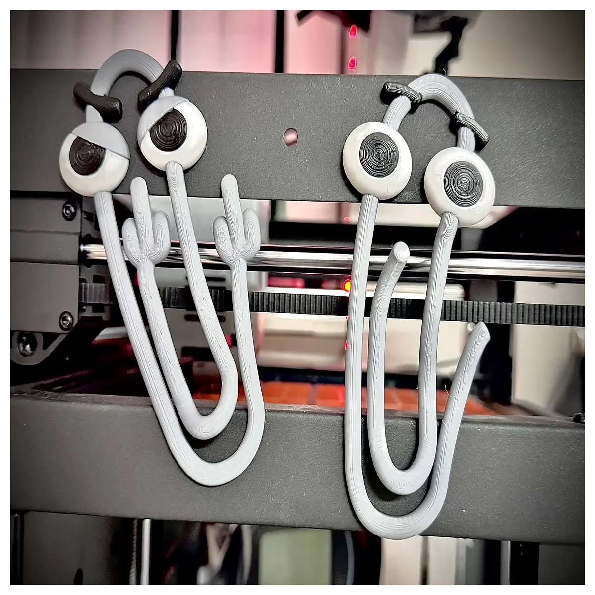 magnetic paperclip memo holder fridge organizer cute animal style sticky note clip stationery