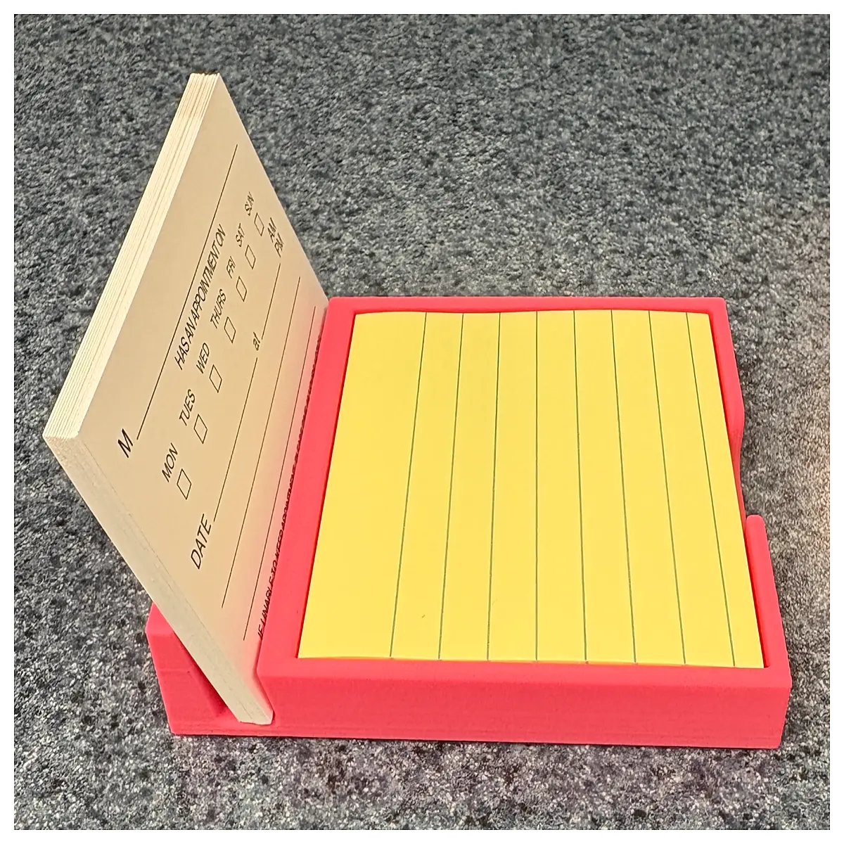 desktop sticky note holder organizer business card rack office desk accessories paper clip holder memo pad dispenser