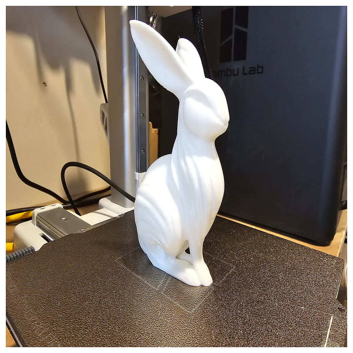 cute stylized rabbit figurine modern abstract bunny decor minimalist animal statue for shelf trendy home office desk ornament animal l