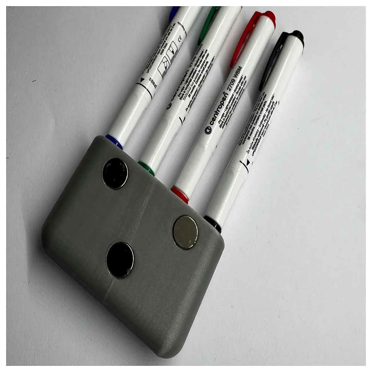 magnetic dry erase marker holder rack for whiteboard organizer desktop storage