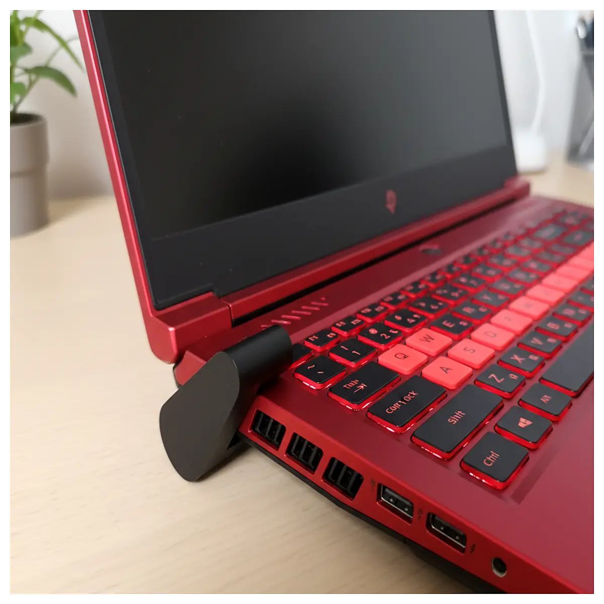 portable laptop adjustable height ergonomic desk riser for home office travel lightweight aluminum cooling pad