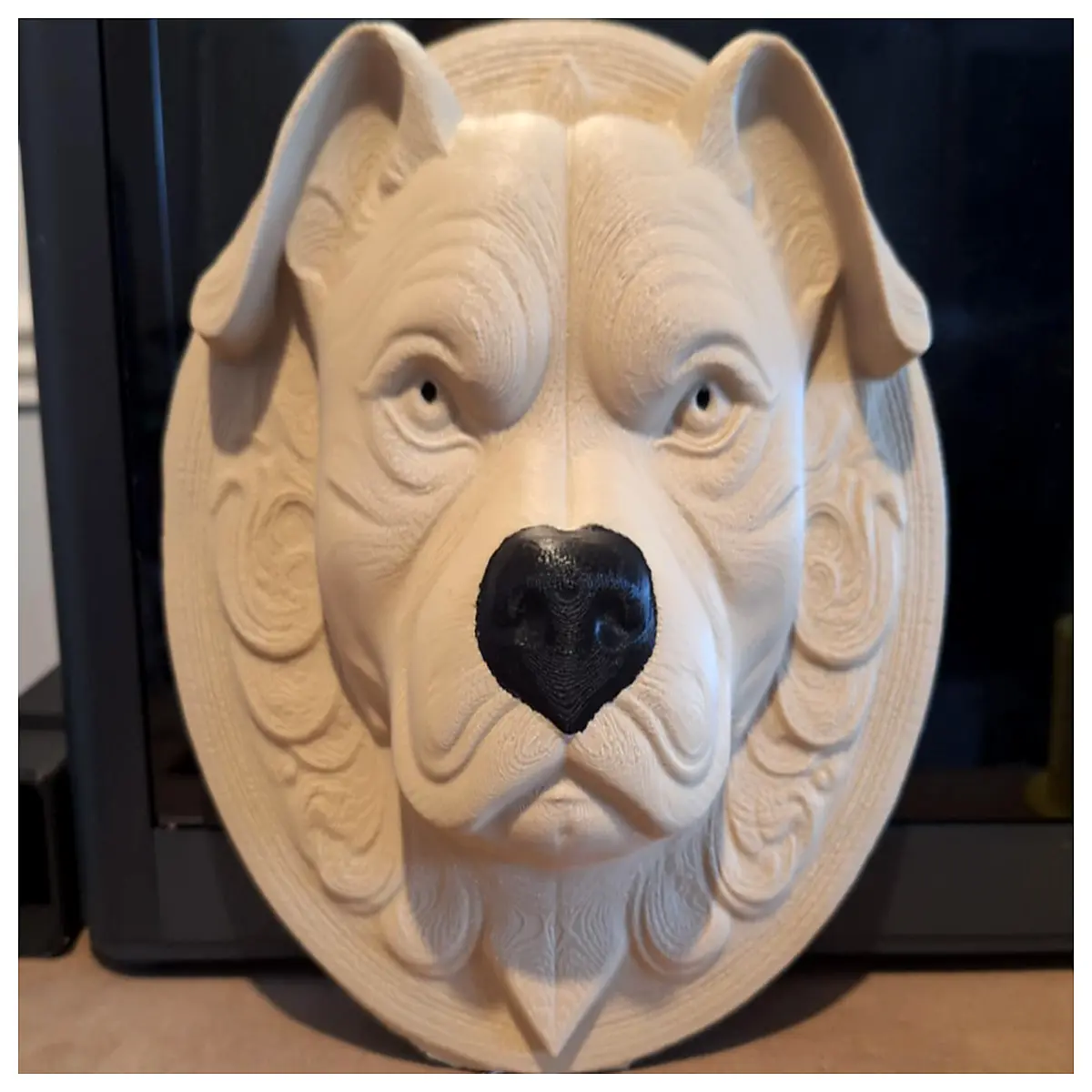 american pit bull terrier wall art metal sculpture home decor living room accent piece pet lover gift