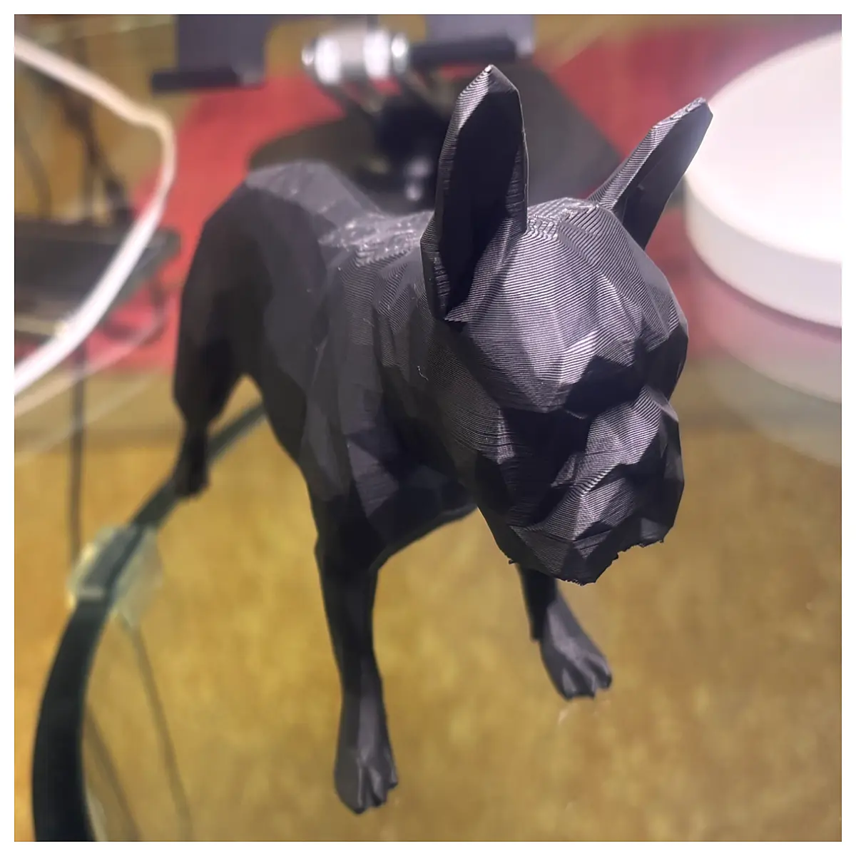 french bulldog low poly blender maya c4d download mesh topology