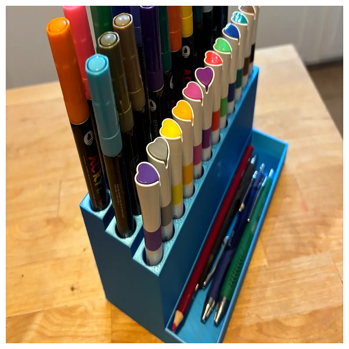 pen holder organizer desktop storage for markers highlighters office supplies
