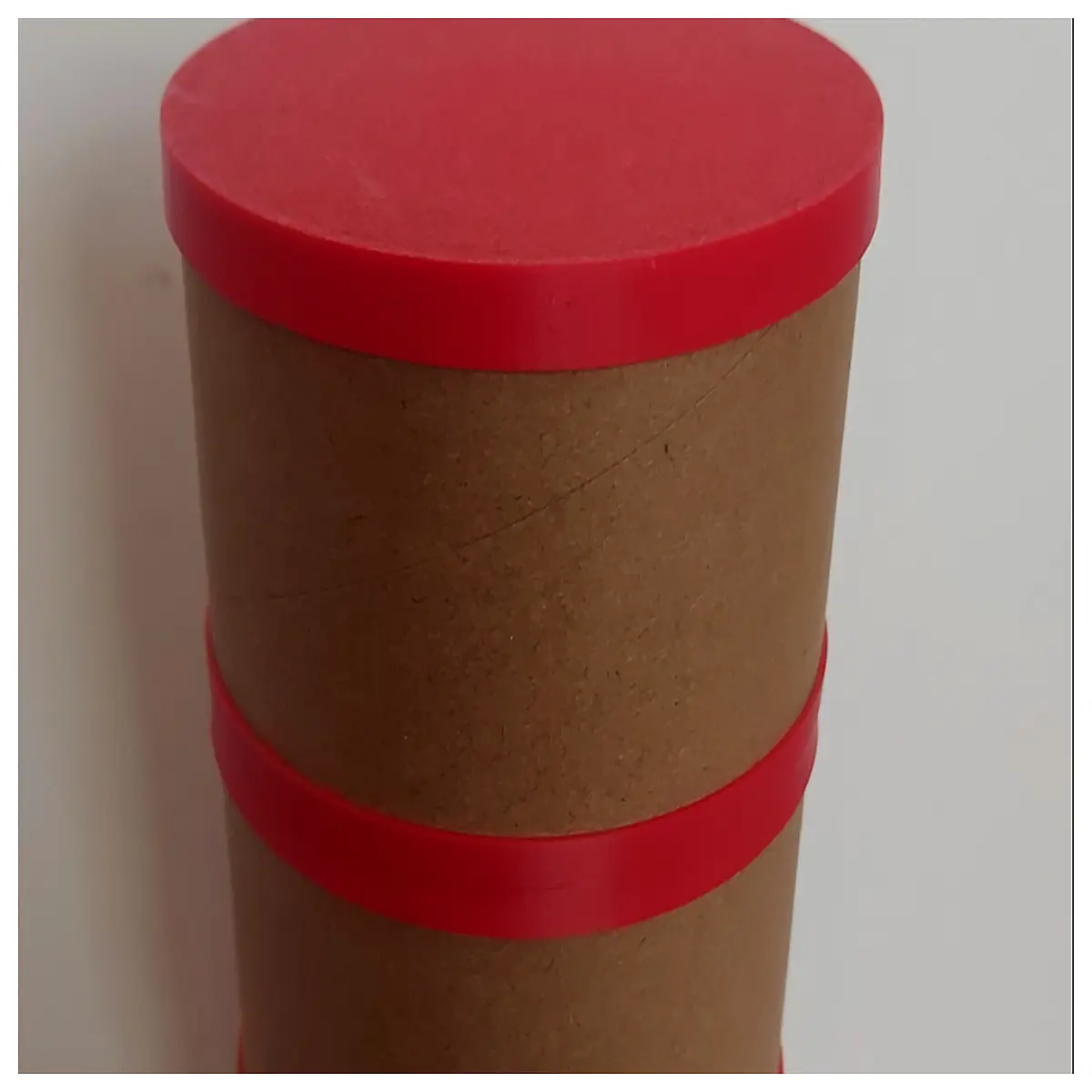 large cardboard spool box desktop organizer craft storage container sturdy paper reel holder for office supplies