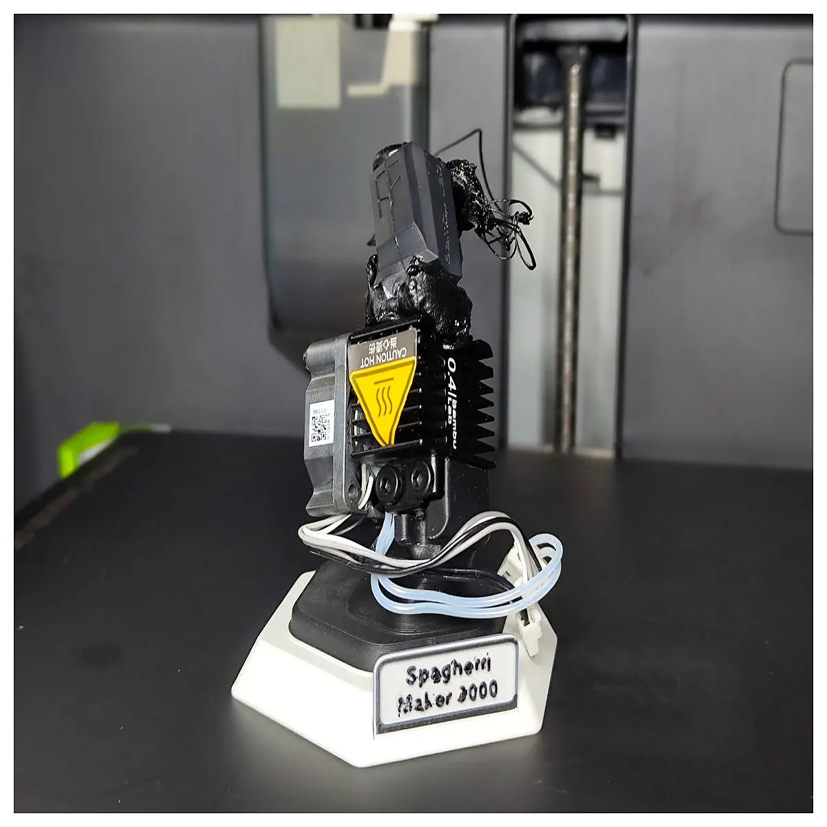 hot end trophy award for printer nozzle replacement success engineering achievement recognition gift custom metal trophy for tech innovation