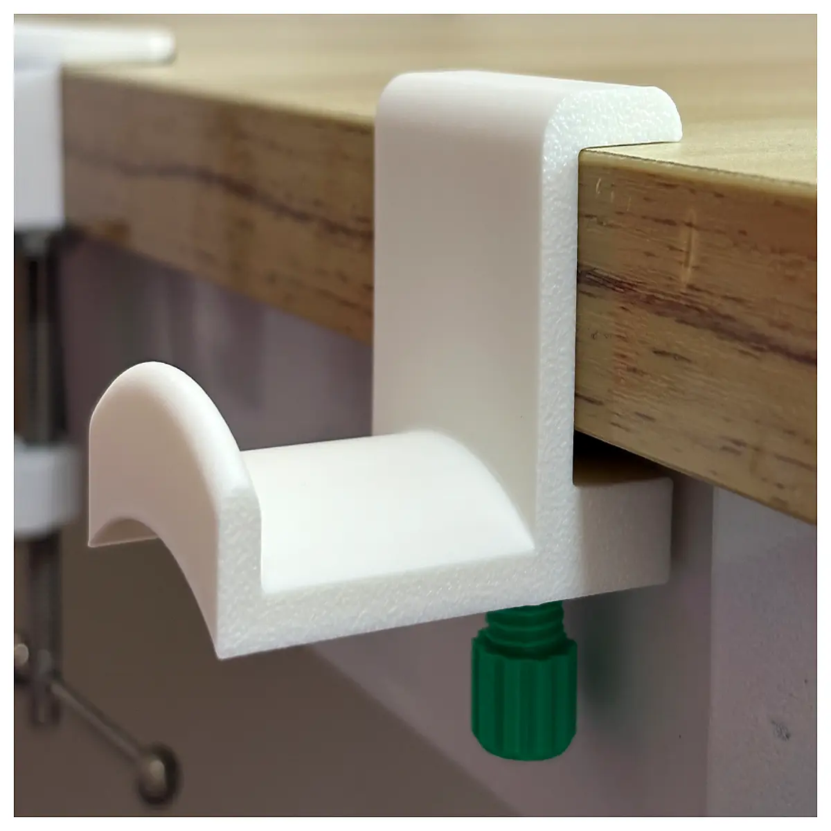 desk clamp headphone mount for thick tables up to 1030mm width duty clamp on holder for gaming office workspace organization