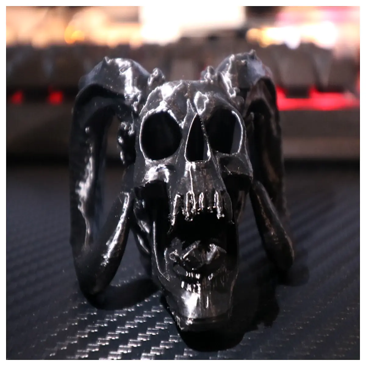 horror skull decor gothic aesthetic room wall art spooky halloween party supplies dark fantasy prop