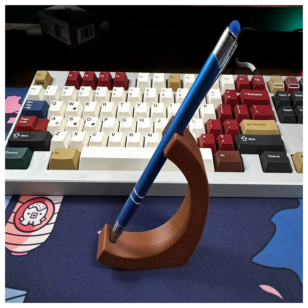 crescent shaped pen rest holder desk organizer for fountain pens calligraphy supplies writing accessories office decor
