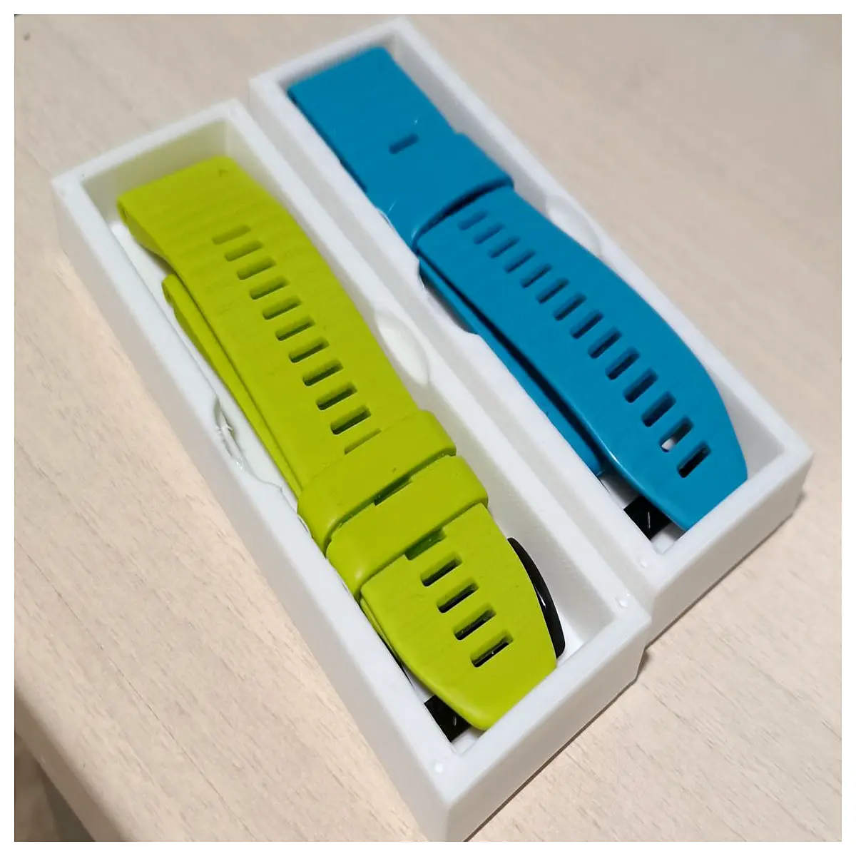 26mm watch strap organizer box leather band storage case for smartwatch accessories holder