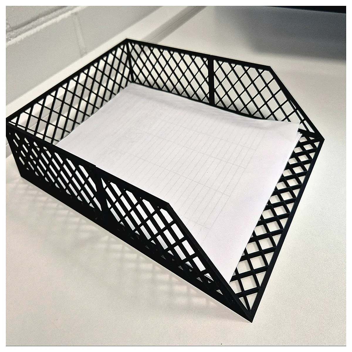 duty paper holder for office desk adjustable document organizer rack large capacity file tray for printer supplies wall mounted paper dispenser