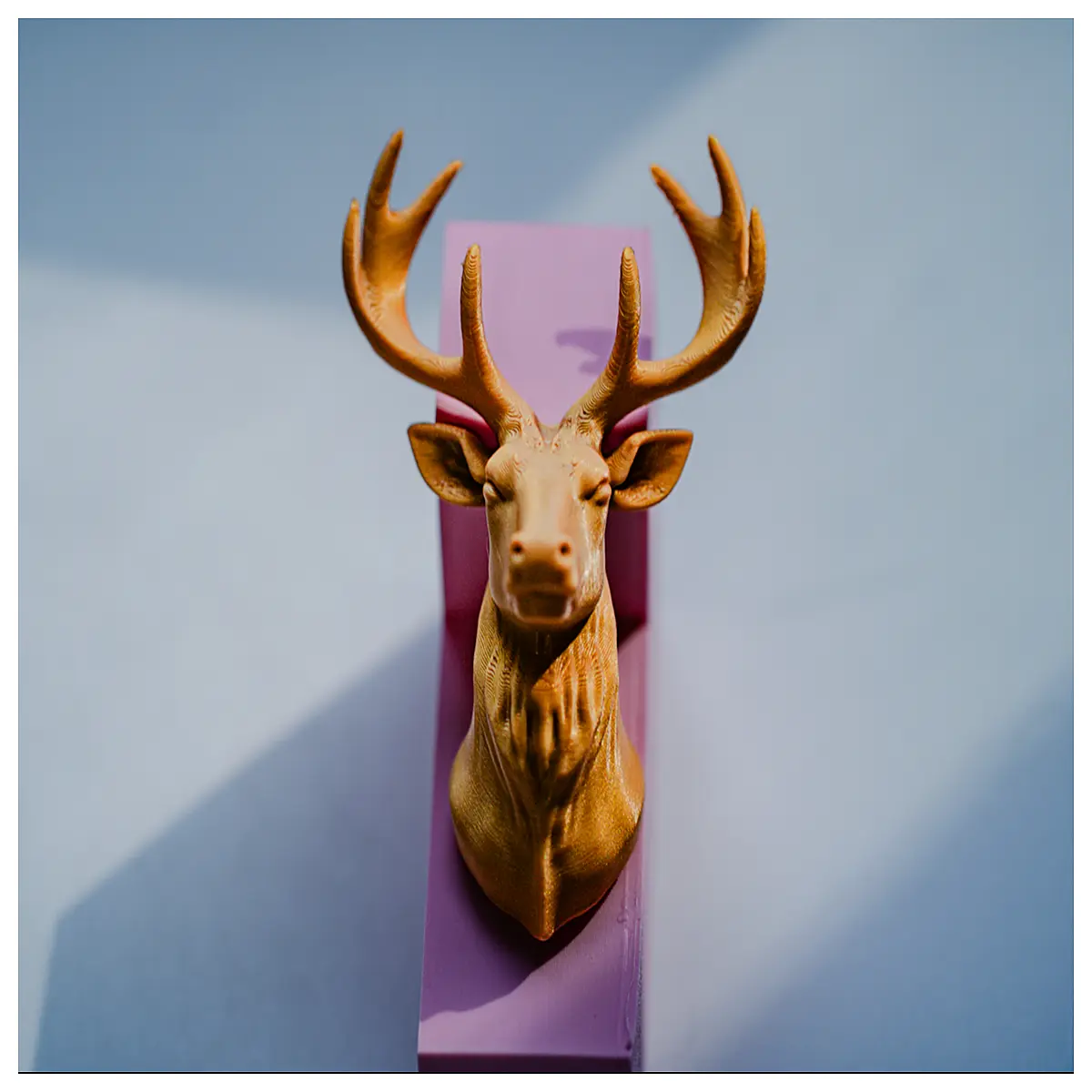 realistic deer head mount wall decor taxidermy hunting trophy for cabin rustic home office decor