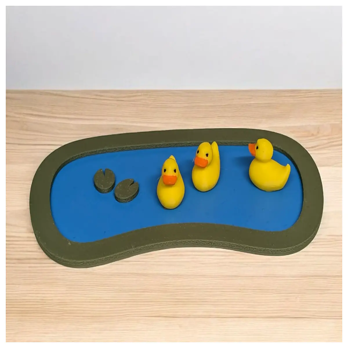 cute duck pond decor mini water feature for garden plastic duck statue with fountain backyard pond accessories whimsical animal water basin