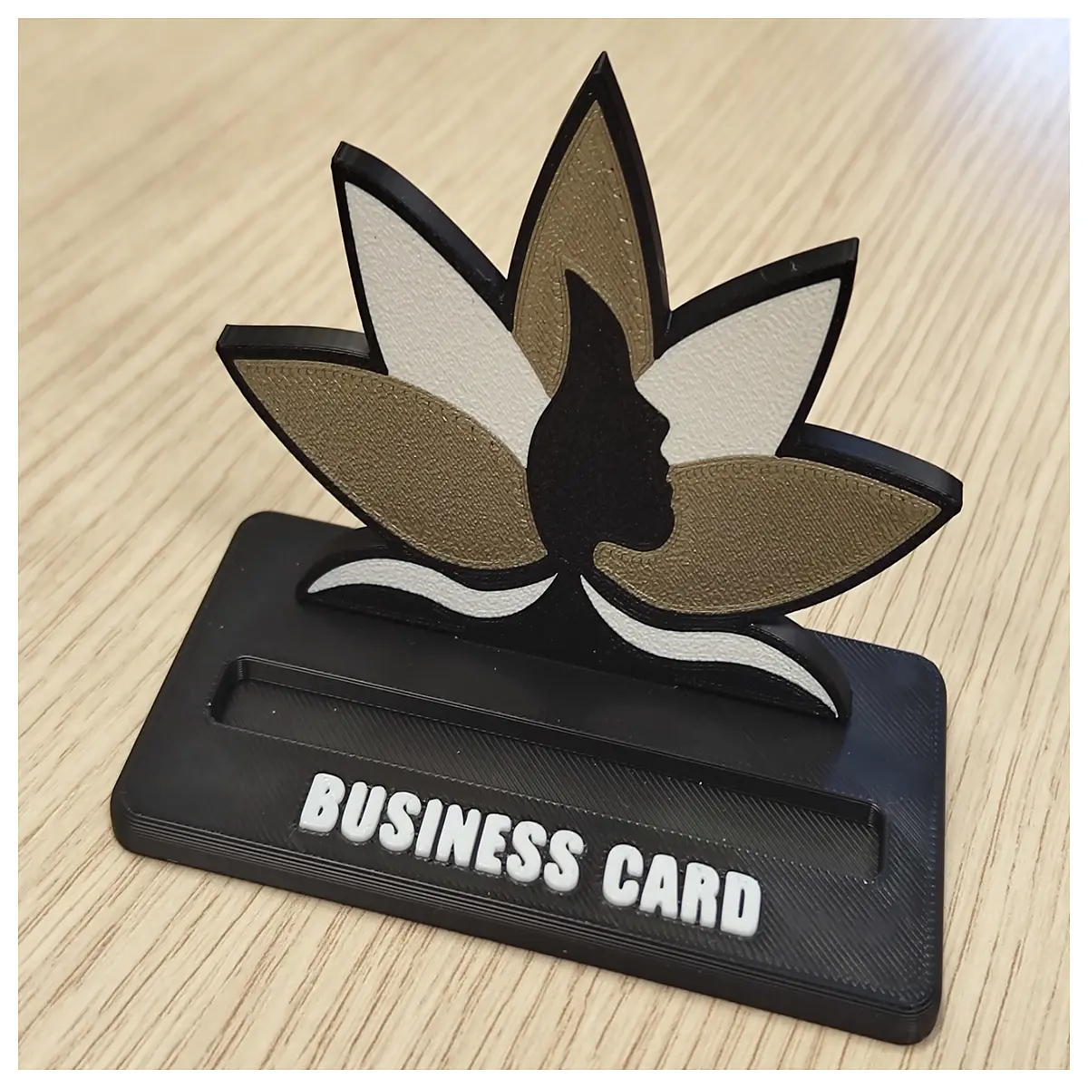 business card holder for salon reception desk acrylic name card organizer professional beauty clinic business card box elegant salon accessorie