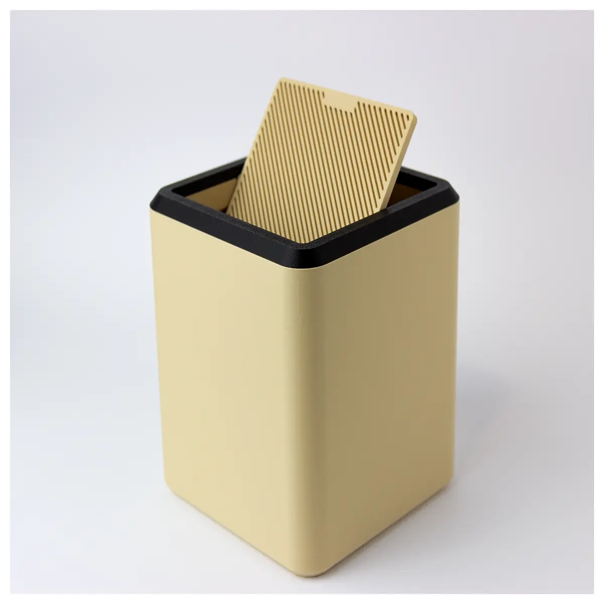 small desktop trash can for office desk compact waste bin with lid minimalist table garbage container cute small bin for home workspace plastic waste