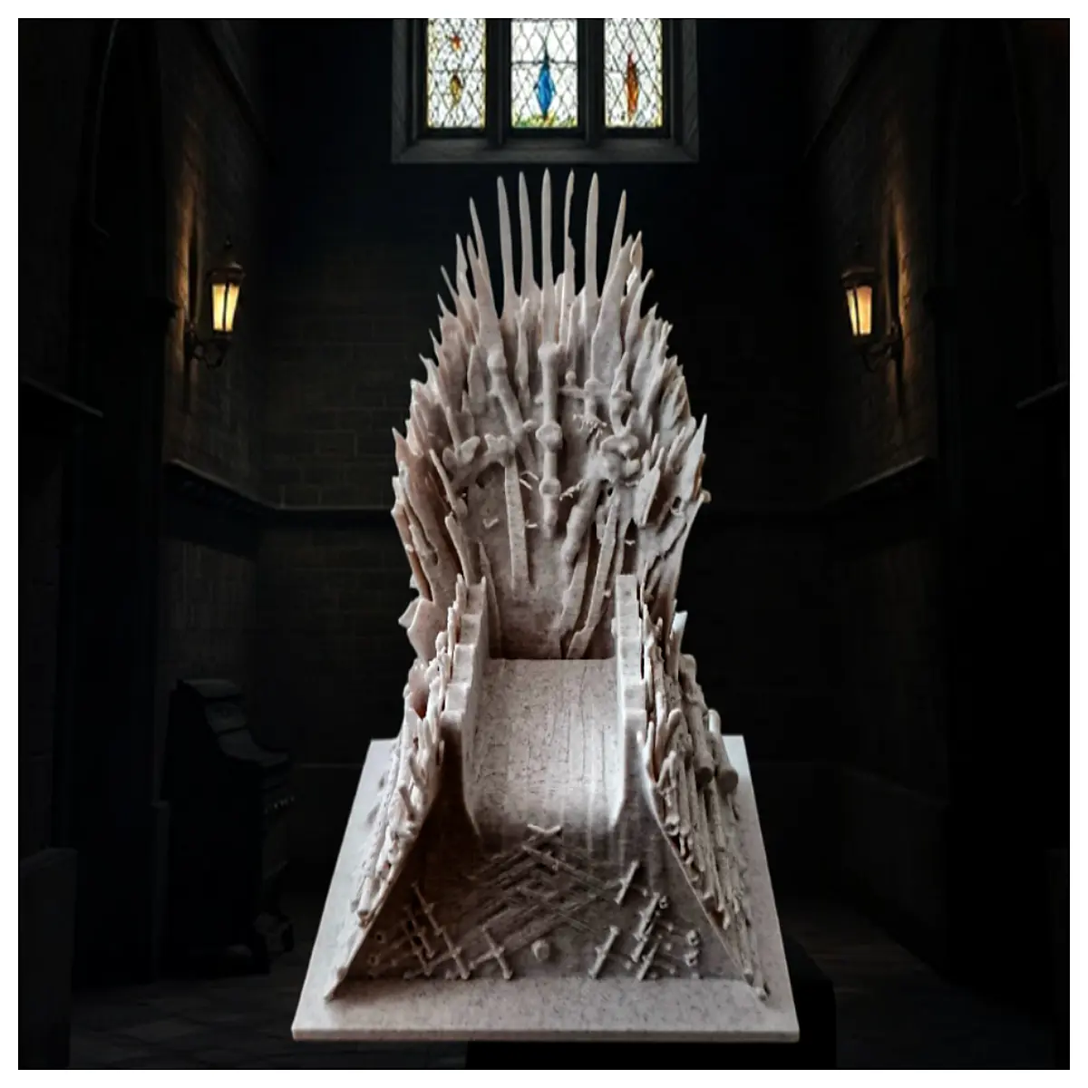 iron throne print stl file download king s landing throne fantasy furniture printable house stark lannister decor