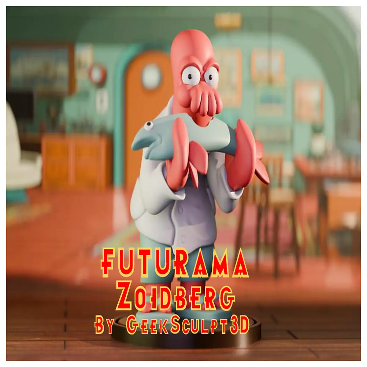 zoidberg statue collector figurine sci fi alien toy piece gift