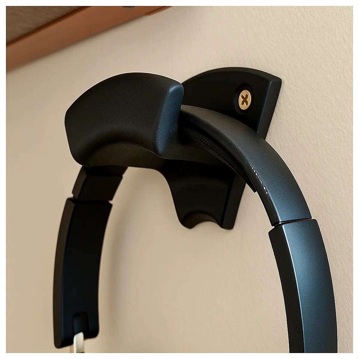 wall mounted headphone gaming headset holder rack for desk or wall mount organizer accessory