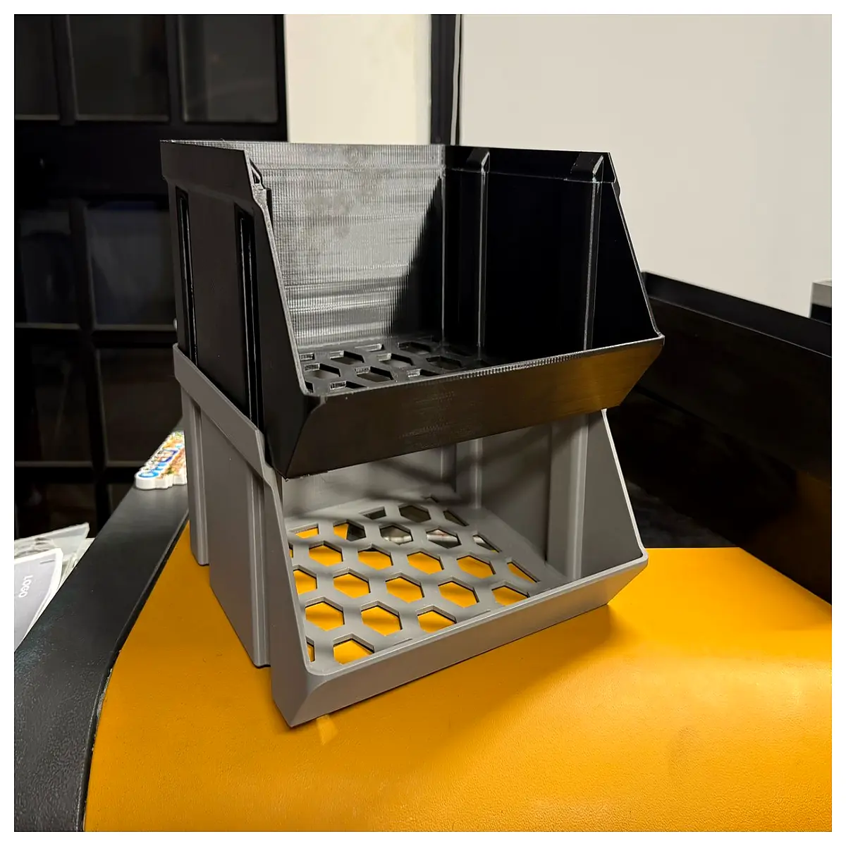 stackable storage bins duty plastic organizers for closet garage home office space saving containers with lids