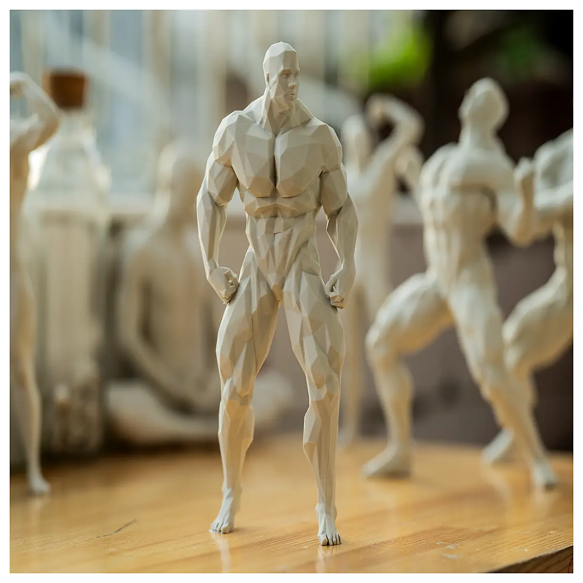 muscular male figure 005 collectible action figure resin statue for home decor shelf gift