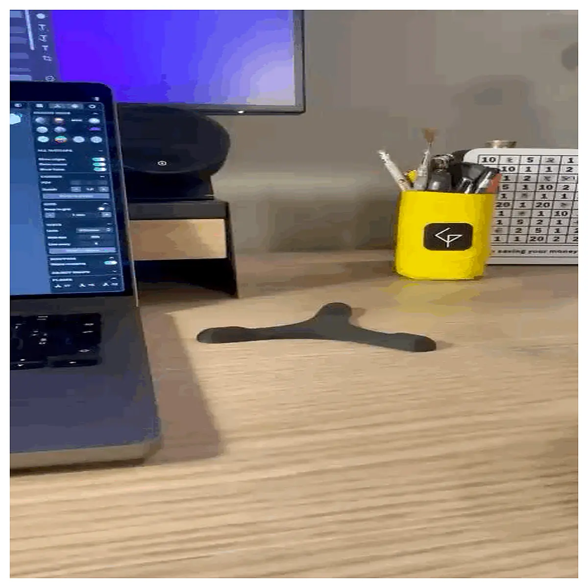 minimalist desk coaster modern home office accessories non slip protective mat stylish drink holder