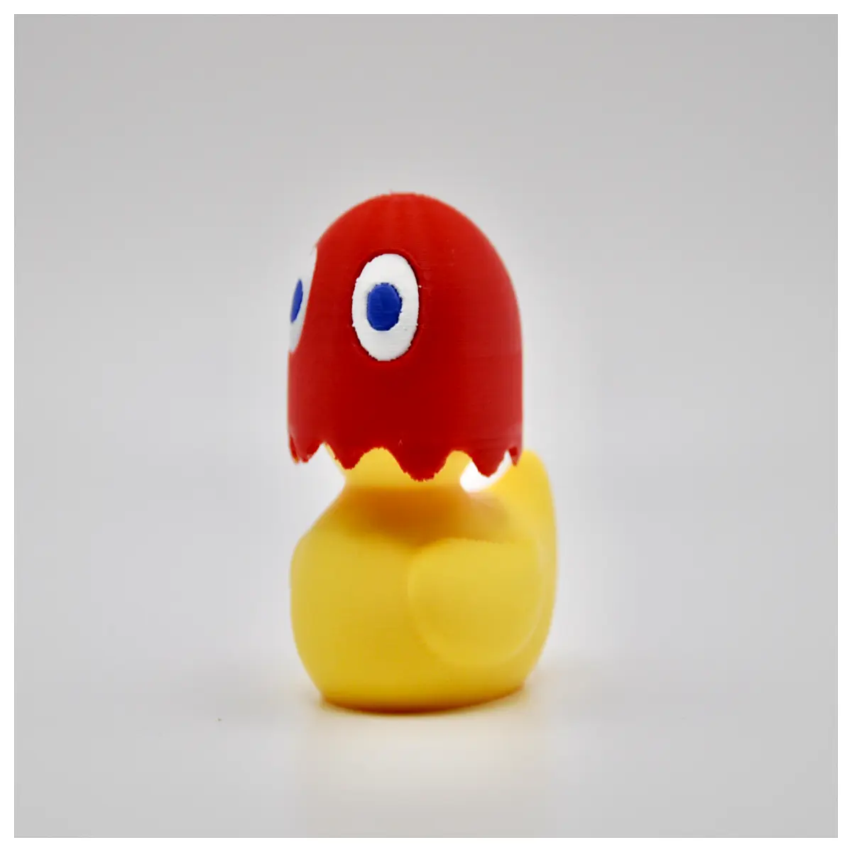 ghost duck plush toy retro arcade character stuffed animal funny gaming kids collectible anime figure soft cuddly pillow