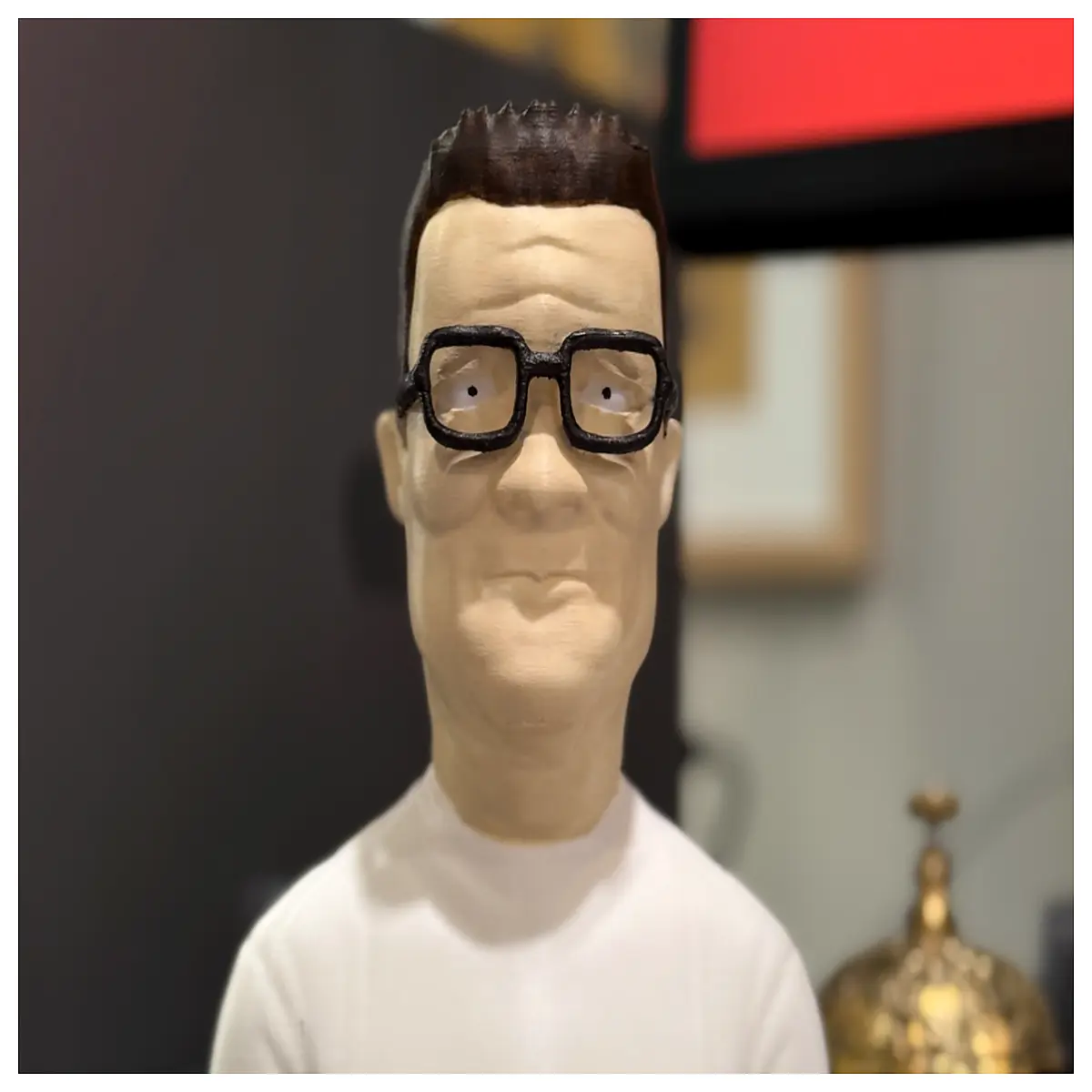 hank hill pen holder desk organizer metal cylinder vintage office supplies storage container for writing instruments
