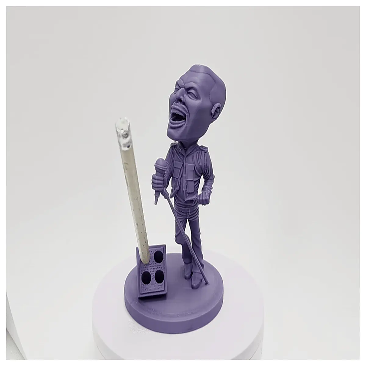 freddie pencil holder rock music desk accessory band poster office decor fans