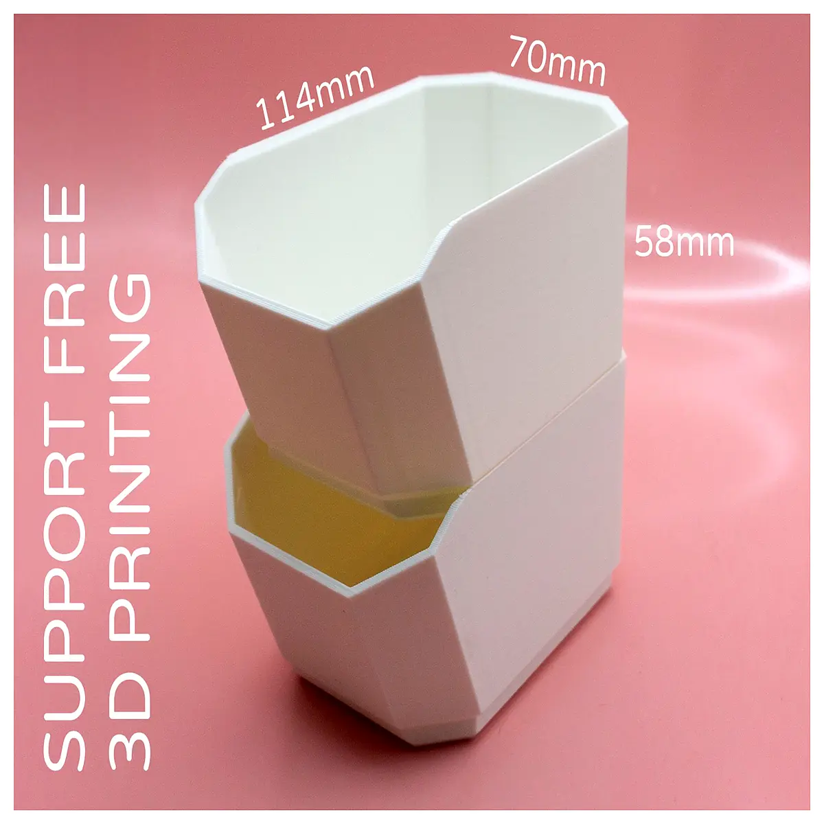 pork3dcom stackable storage bins plastic organizer boxes for closet shelves home kitchen pantry deep drawer containers duty
