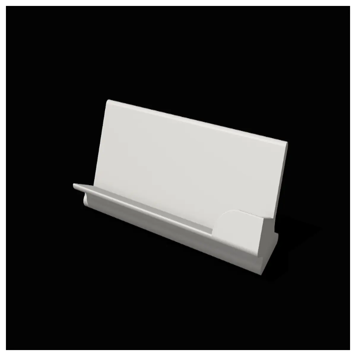 minimalist desk business card holder sleek modern office organizer acrylic or metal stackable nameplate for workspace