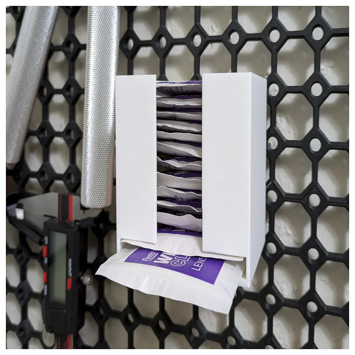 multi function board lens cleaning paper box dispenser organizer compact travel storage for optics photography accessories