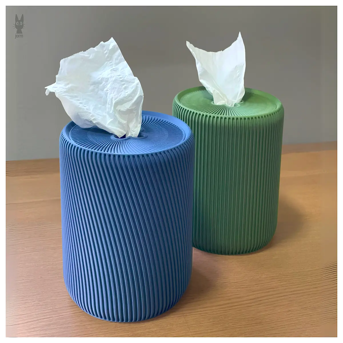 bathroom tissue holder organizer storage box for toilet paper roll cabinet counter space saving desktop container