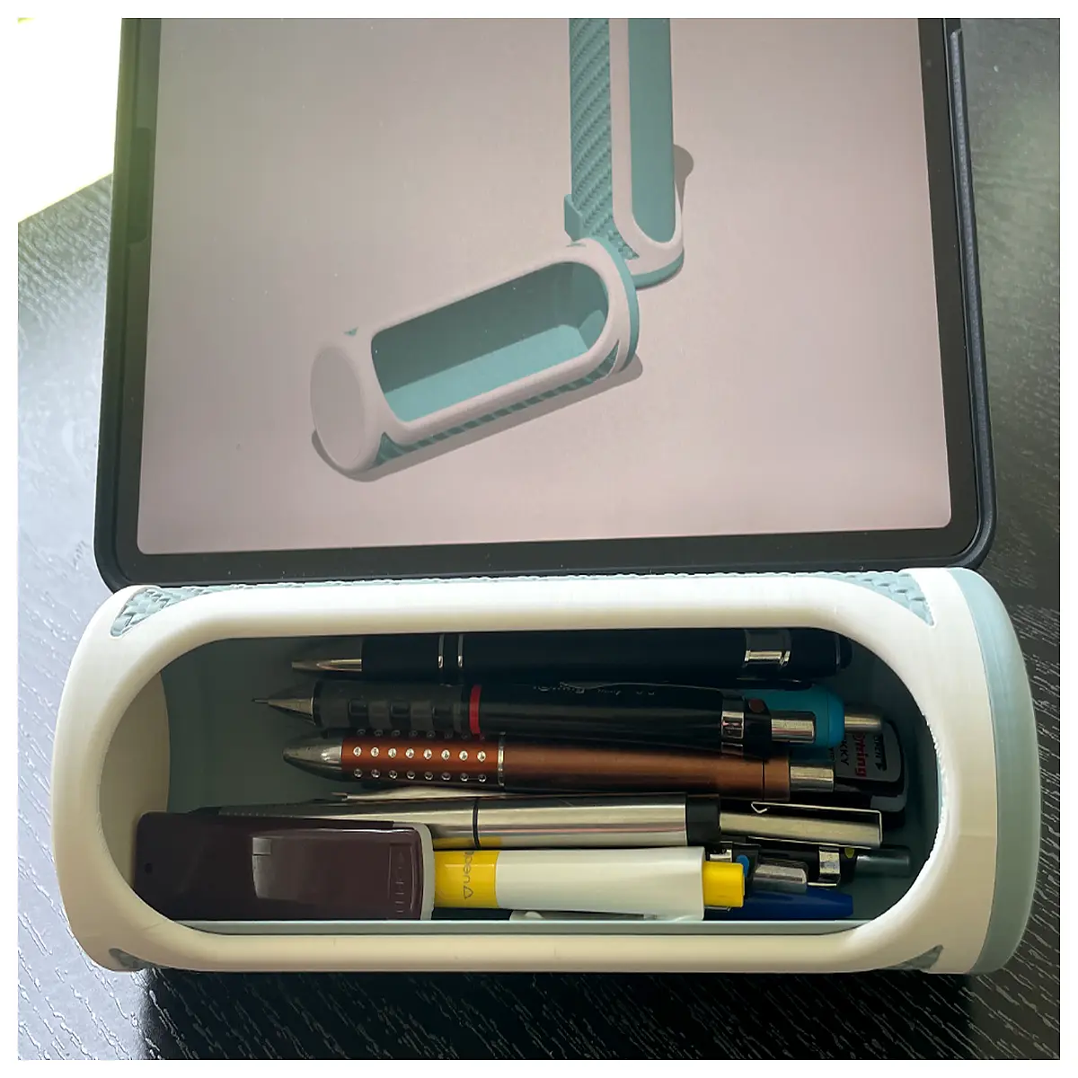 carbon fiber pen case travel protective holder for fountain pens writing instruments durable lightweight storage box