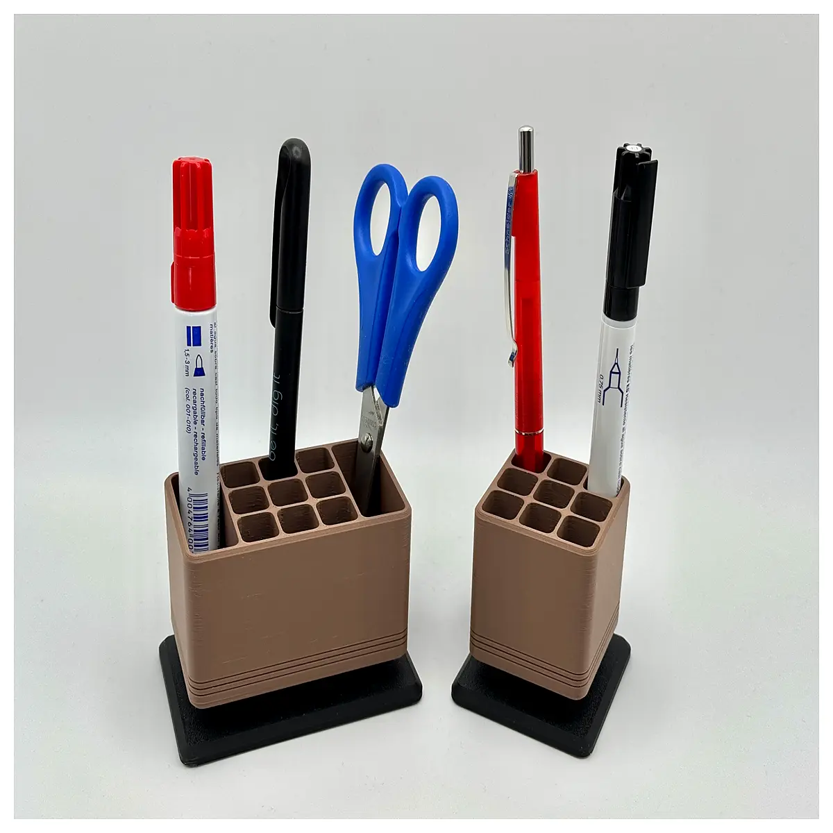 desk organizer pen holder storage box for office supplies cute stationery container large capacity pencil cup for home office clutter control