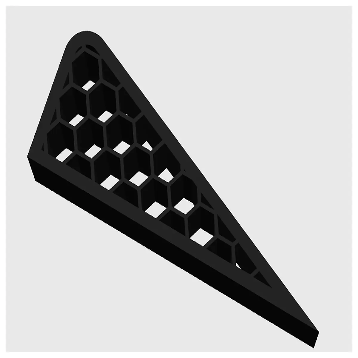 duty door stopper 50mm 70mm rubber wedge floor protector anti slip wall guard for home office wood floor