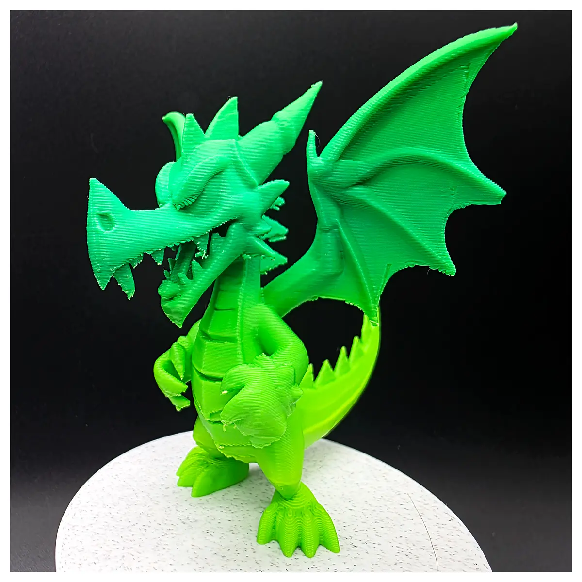 cartoon villain dragon figurine collectible resin toy for shelf game character statue