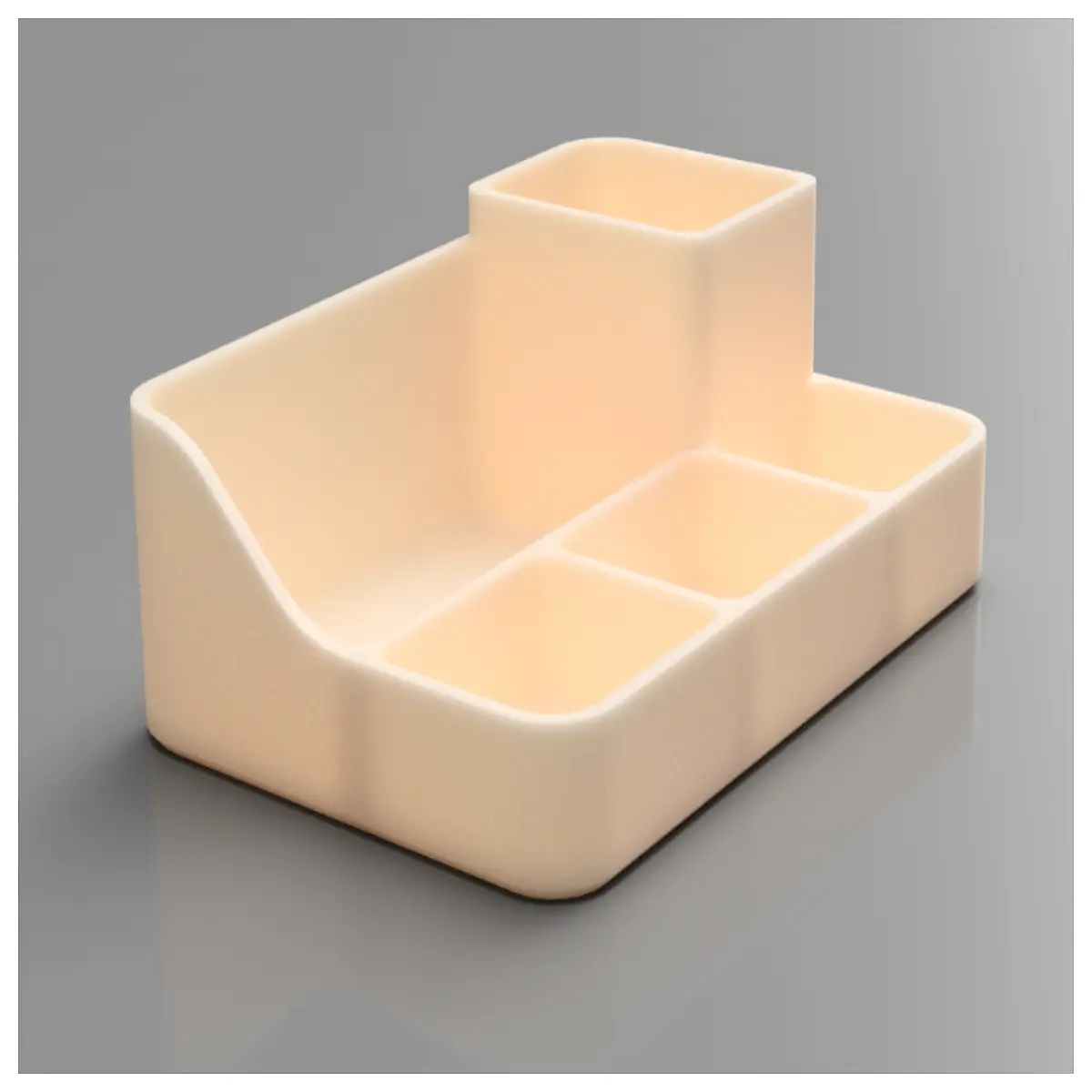 desktop organizer for office supplies cable management box desk accessories storage small items holder home office desk caddy
