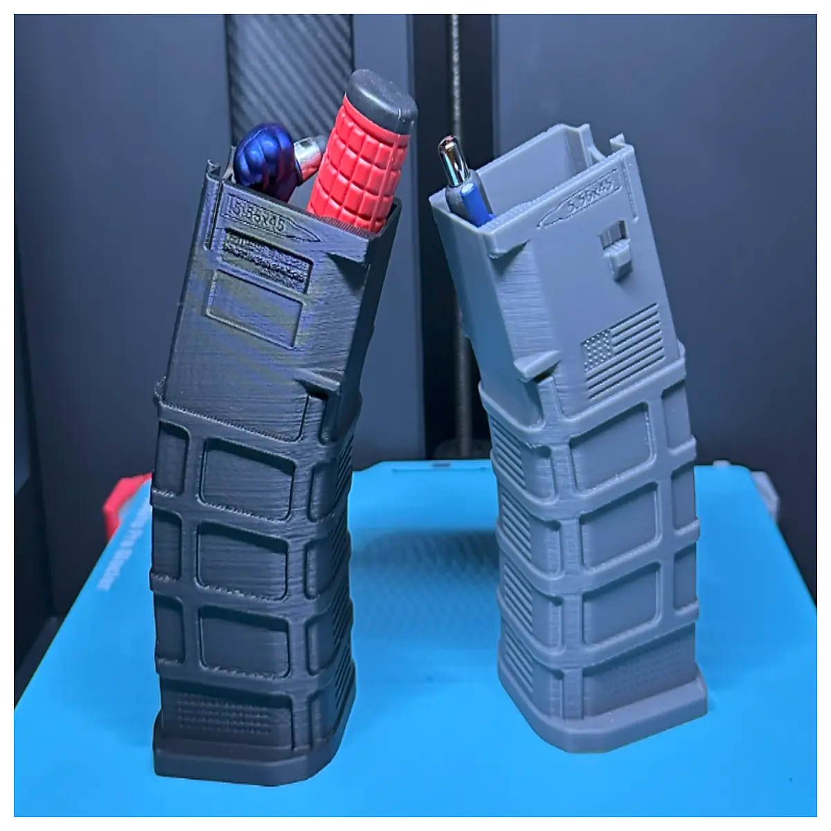 rugged ar style magnetic pen holder desk organizer duty stylus magnetic mount for office supplies