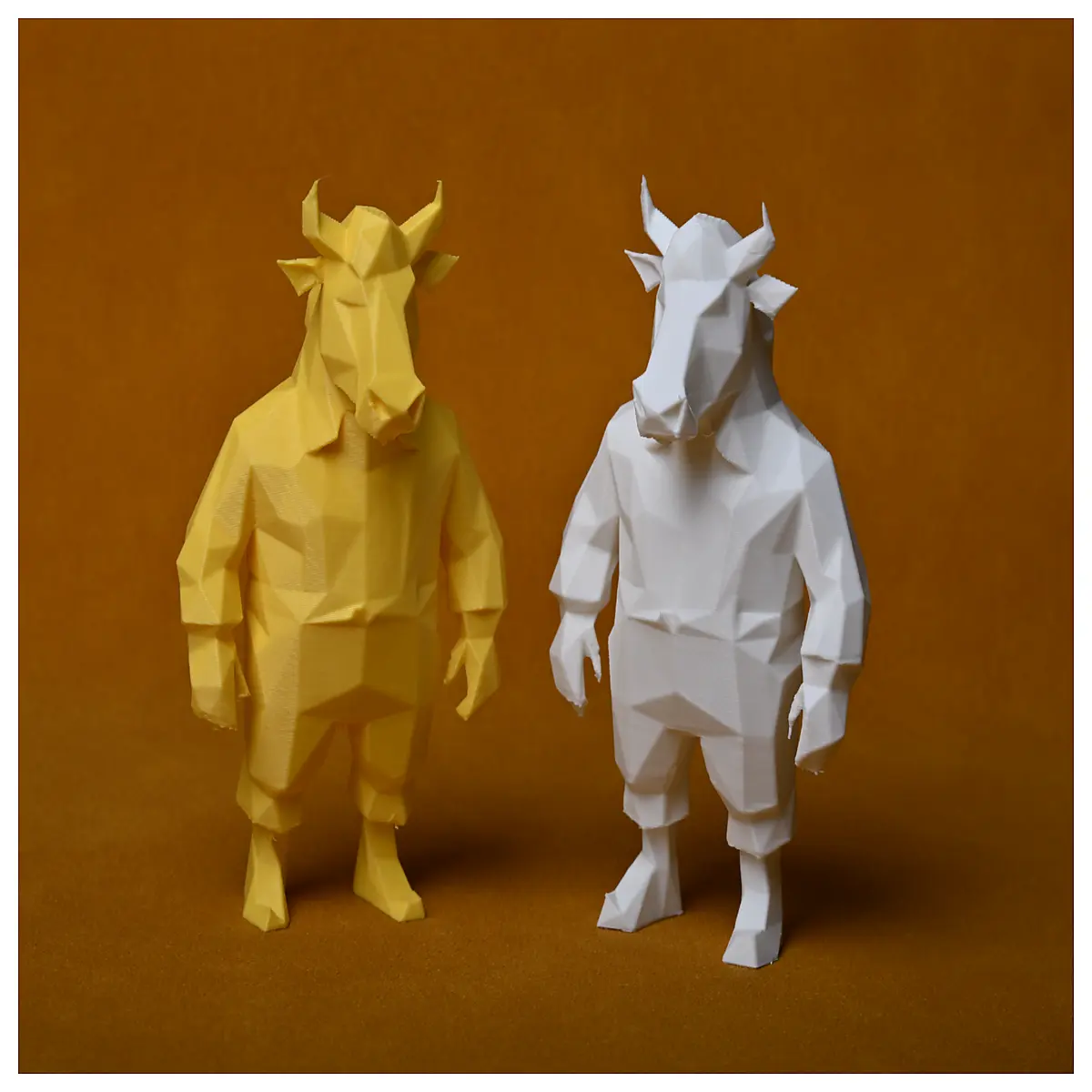 funny office desk decor cow horse worker statue funny colleagues funny office accessories