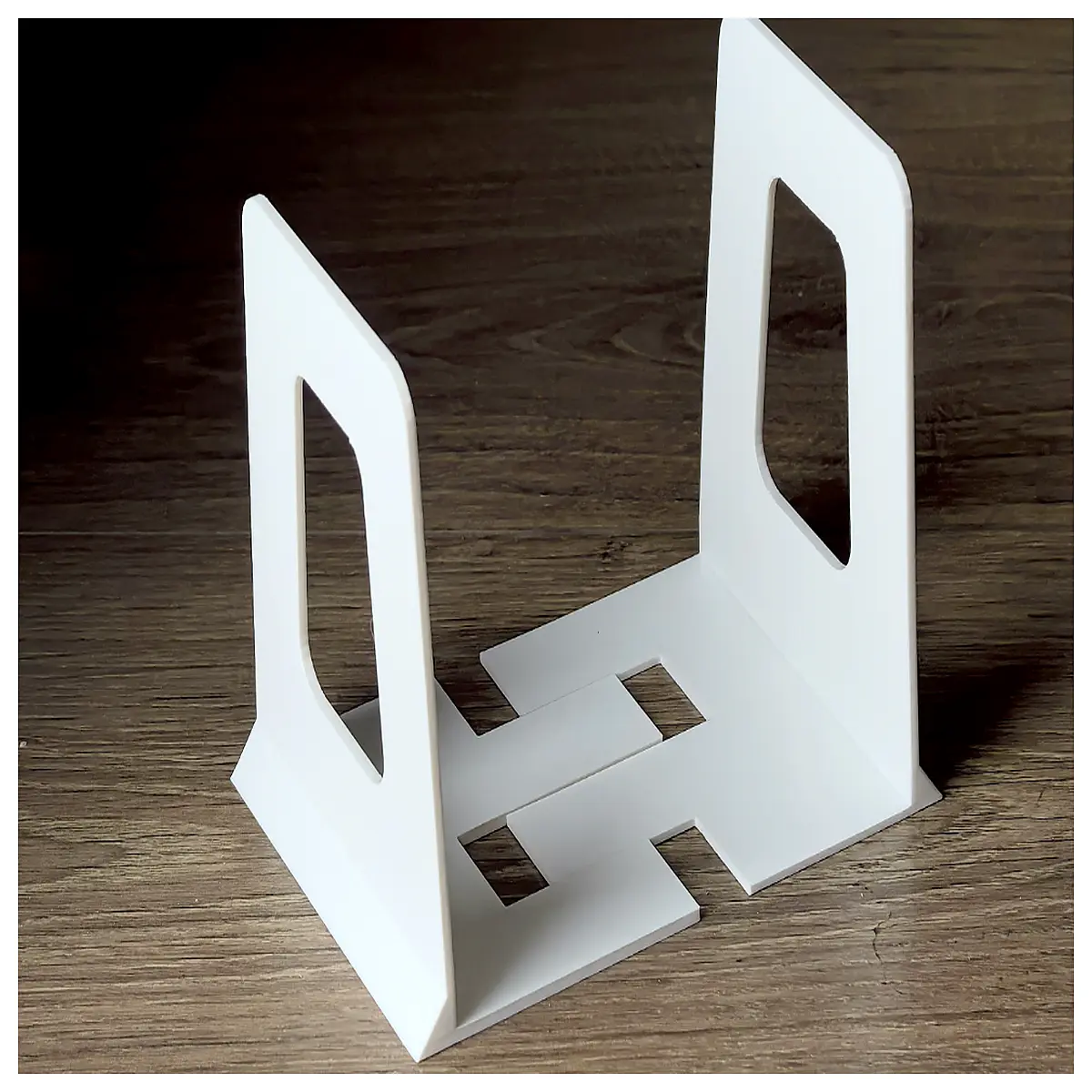 minimalist adjustable bookends metal duty shelf supports desk organizer space saving