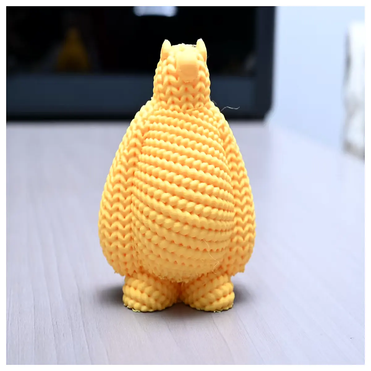 knitted white plush toy cute big white blob character soft stuffed animal for kids novelty home decor gift huggable kawaii plushie
