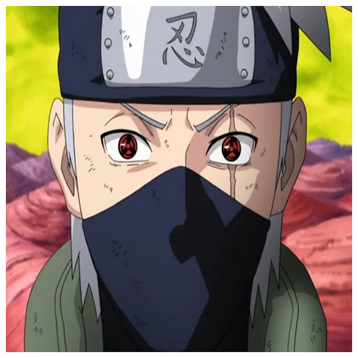 kakashi hatake bust statue collectible anime figure resin piece for fans