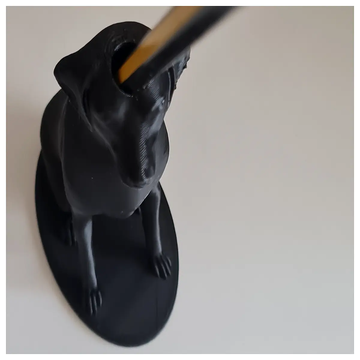cute labrador retriever pen holder desk organizer dog lover gift office supplies